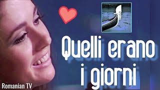GIGLIOLA CINQUETTI: "QUELLI ERANO I GIORNI" (Those were the days) Cerbul De Aur Romanian TV 1969