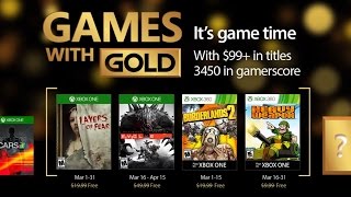 Games with Gold – Март 2017 бесплатные игры (XONE)