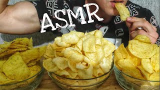АСМР ЕДА ЧИПСЫ 食物的聲音 ASMR MUKBANG EATING CHIPS (NO TALKING) | BATON SUDBY
