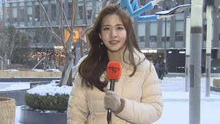 [날씨] 영하권 추위 속 전국 곳곳 눈…서쪽 대설 특보 / 연합뉴스TV (YonhapnewsTV)