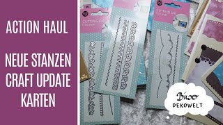Action Haul 01/20 neue Stanzen Randstanzen und Craft Update Karten