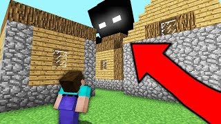 НЕЧТО НАПАЛО НА ДЕРЕВНЮ НУБА В МАЙНКРАФТ ! ТРОЛЛИНГ НУБА ПРОТИВ ЛОВУШКА MINECRAFT