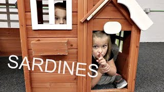 SARDINES IN A TINY TOWN!! | HIDE AND SEEK