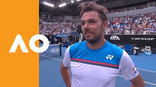 Stan Wawrinka: "The level was super high!" | Australian Open 2020 On-Court Interview R4
