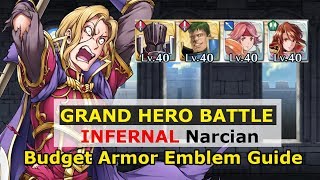 [FEH] Narcian Grand Hero Battle Elite Quest - Budget Armor Emblem Guide - Fire Emblem Heroes
