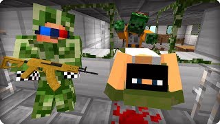 Зомби прорвались на военку [ЧАСТЬ 15] Зомби апокалипсис в майнкрафт! - (Minecraft - Сериал)