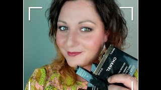 CHANEL LE ROUGE COLLECTION N1 e MASCARA DIMENSIONS DE CHANEL: Swatches e prime impressioni