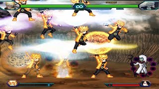 Naruto (Six Paths Mode) Vs Six Paths Madara - Bleach Vs Naruto 3.3 (Modded)