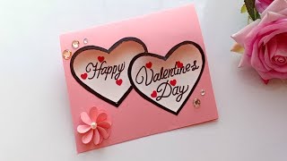 How to make Valentine's Day Card//Handmade easy card Tutorial