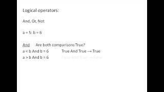 Excel VBA Topic 6.1 - Relational and Logical Operators