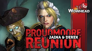Derek and Jaina Proudmoore Reunion Cinematic (Patch 8.1.5)