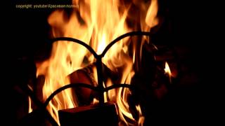 Камин, дождь ветер, гроза, гром, медитация. 30 minutes fire and rain & FullHD fireplace