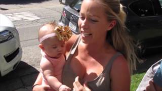 Kendra Wilkinson gets all maternal over her buddy Jessica Hall's young daughter