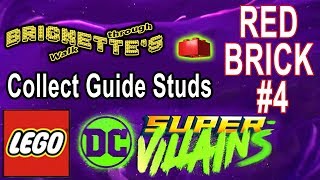 Collect Guide Studs RED BRICK in LEGO DC Super-Villains Level 4: “The Harley And The Ivy”