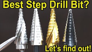 Which Step Drill Bit is Best? Let's find out! DeWalt, Milwaukee, Bosch, Irwin, Diablo, Makita, Bauer