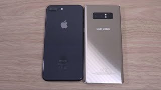 iPhone 8 Plus vs Samsung Galaxy Note 8 - Speed Test!