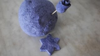 Масса папье- маше из яичных лотков-papier-mache from egg trays