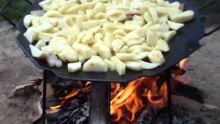 СУПЕР картошка на сковороде из диска бороны.
