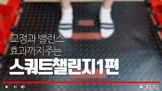 스쿼트 머신이 필요없는 스쿼트 챌린지(30일) 1편(ft.효과와 자세편)
