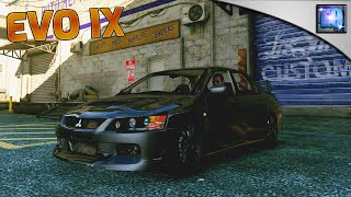 GTA 5 PC | Mitsubishi Lancer Evolution IX Car mod + Drift Handling mod