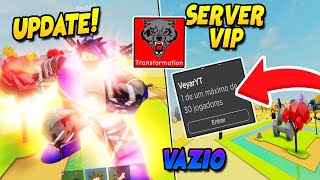 NOVA ATUALIZAÇÃO DO LIFTING SIMULATOR E SERVER VIP GRÁTIS! - ROBLOX