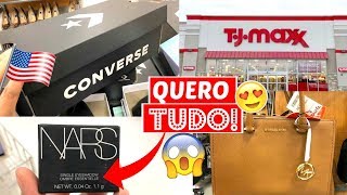 TOUR PELA TJMAXX COM MEUS PAIS! MUITAS MARCAS COM ÓTIMO PREÇO! LOJA BARATA NOS EUA