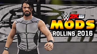 WWE 2K16 PC Mods - Seth Rollins 2016 Updated Model & Updated GFX!