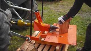 HYCRACK log splitter. Flækkefest.