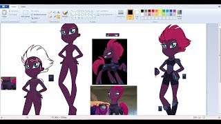 MLP EG SpeedPaint - Tempest Shadow EQG style (Base edit)
