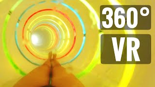 360 VR video New Water Slide Girl on AIDAnova cruise ship POV 360°