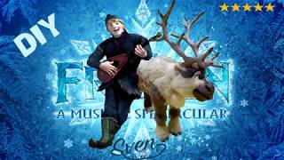 DIY Олень Sven из Super Sculpey и шерсти #Холодное сердце  1 часть
