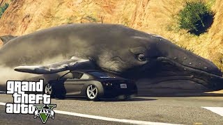 Я ПОЙМАЛ КИТА В GTA 5 - РЫБАЛКА В GTA 5!