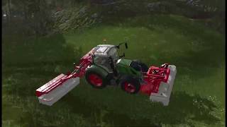 (farming simulator 17) покос травы и тюкование травы в тюки