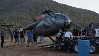 RESULTS OF DRONE CRASH INTO HELICOPTER
