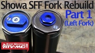 Showa SFF Fork Rebuild & Seal Replacement Part 1 (Left Fork)
