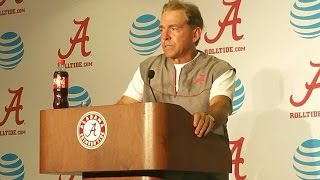 Nick Saban Press Conf. Aug. 13, 2016