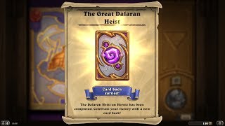 Hearthstone - The Dalaran Heist (Heroic):  OP Mage  Finals at Kirin Tor Citadel