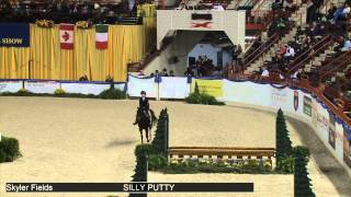 203 SILLY PUTTY Skyler Fields, Class 8 Medium Pony Hunter Handy