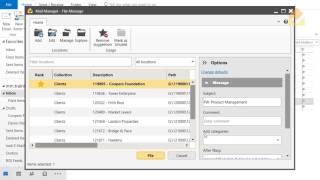 How to change your default settings for filing emails in Mail Manager