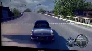 Mafia 2 E3 2010 - tour of the city and the destruction of the car specifically for mafia2family.ru