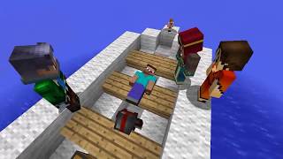 NOOB ENCONTRÓ A SU NOVIA AHOGÁNDOSE SUPERVIVENCIA EN EL TITANIC MINECRAFT TROLL