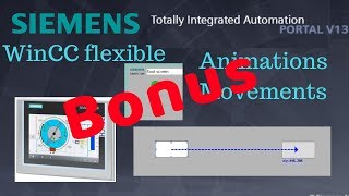 Siemens TIA Portal Tutorial #4_3 HMI/SCADA WinCC Movements (BONUS)