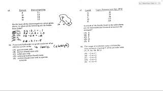 #65-68 , 1982 SAT Chemistry Test