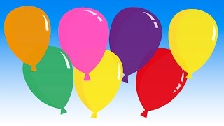 "Pretty Balloons" (balloon song for learning colors)