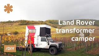 Couple's own Paris-Dakar using Land Rover transformer-camper