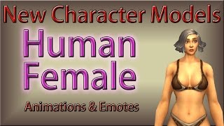 New Character Models - Human Female Emote Animations