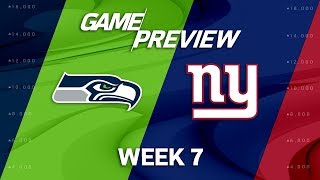 Seattle Seahawks vs. New York Giants | Week 7 Game Preview | NFL
