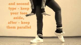 HipHop&House Dance Tutorial by EHABY. "Clap"Slide Step.