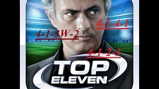 Top Eleven прохождение Контр тактика 4-1-3W-2, 4-1-4-1, 4-1-2-3