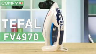 Tefal  FV4970 - экономный утюг без переключателя режимов - Видео демонстрация